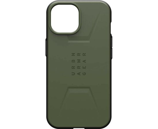Чехол для мобильного телефона UAG Apple iPhone 15 Civilian Magsafe, Olive Drab (114287117272), изображение 9 Чехол для мобильного телефона UAG Apple iPhone 15 Civilian Magsafe, Olive Drab (114287117272), изображение 9