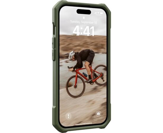 Чехол для мобильного телефона UAG Apple iPhone 15 Essential Armor Magsafe, Olive Drab (114288117272), изображение 7 Чехол для мобильного телефона UAG Apple iPhone 15 Essential Armor Magsafe, Olive Drab (114288117272), изображение 7