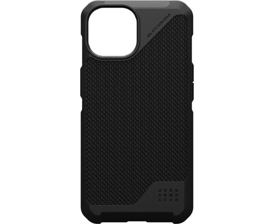 Чохол до мобільного телефона UAG Apple iPhone 15 Metropolis LT Magsafe, Kevlar Black (114315113940), зображення 6 Чохол до мобільного телефона UAG Apple iPhone 15 Metropolis LT Magsafe, Kevlar Black (114315113940), зображення 6