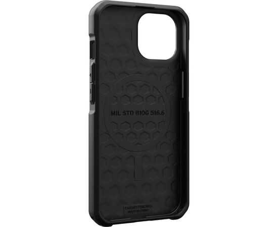Чохол до мобільного телефона UAG Apple iPhone 15 Metropolis LT Magsafe, Kevlar Black (114315113940), зображення 8 Чохол до мобільного телефона UAG Apple iPhone 15 Metropolis LT Magsafe, Kevlar Black (114315113940), зображення 8