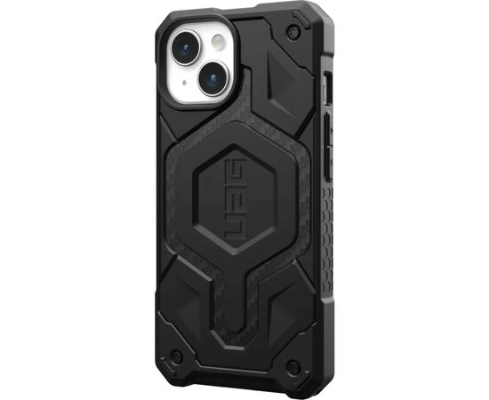 Чехол для мобильного телефона UAG Apple iPhone 15 Monarch Pro Magsafe, Carbon Fiber (114219114242), изображение 3