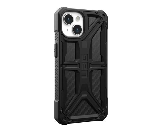 Чохол до мобільного телефона UAG Apple iPhone 15 Monarch, Carbon Fiber (114289114242), зображення 2 Чохол до мобільного телефона UAG Apple iPhone 15 Monarch, Carbon Fiber (114289114242), зображення 2