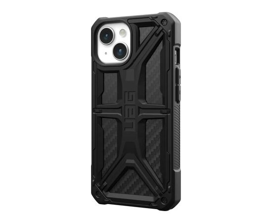Чохол до мобільного телефона UAG Apple iPhone 15 Monarch, Carbon Fiber (114289114242), зображення 3 Чохол до мобільного телефона UAG Apple iPhone 15 Monarch, Carbon Fiber (114289114242), зображення 3