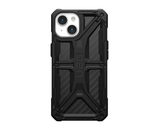Чохол до мобільного телефона UAG Apple iPhone 15 Monarch, Carbon Fiber (114289114242)