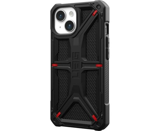 Чехол для мобильного телефона UAG Apple iPhone 15 Monarch, Kevlar Black (114289113940), изображение 2 Чехол для мобильного телефона UAG Apple iPhone 15 Monarch, Kevlar Black (114289113940), изображение 2
