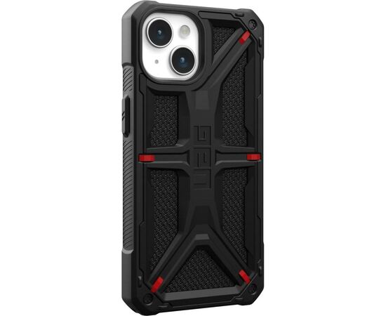 Чехол для мобильного телефона UAG Apple iPhone 15 Monarch, Kevlar Black (114289113940), изображение 4 Чехол для мобильного телефона UAG Apple iPhone 15 Monarch, Kevlar Black (114289113940), изображение 4