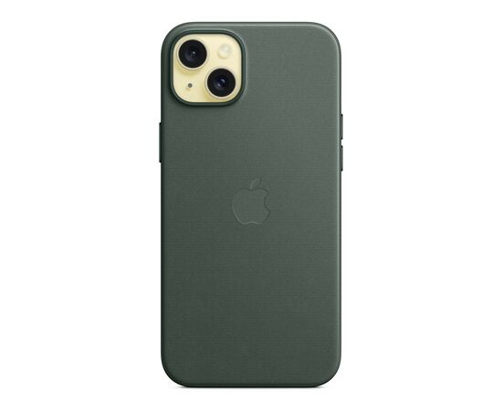 Чехол для мобильного телефона Apple iPhone 15 Plus FineWoven Case with MagSafe Evergreen (MT4F3ZM/A), изображение 3 Чехол для мобильного телефона Apple iPhone 15 Plus FineWoven Case with MagSafe Evergreen (MT4F3ZM/A), изображение 3