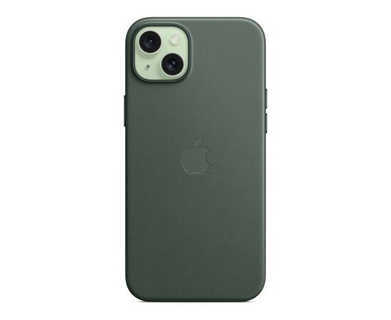 Чехол для мобильного телефона Apple iPhone 15 Plus FineWoven Case with MagSafe Evergreen (MT4F3ZM/A), изображение 4 Чехол для мобильного телефона Apple iPhone 15 Plus FineWoven Case with MagSafe Evergreen (MT4F3ZM/A), изображение 4
