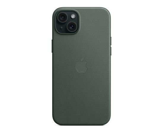 Чехол для мобильного телефона Apple iPhone 15 Plus FineWoven Case with MagSafe Evergreen (MT4F3ZM/A), изображение 5 Чехол для мобильного телефона Apple iPhone 15 Plus FineWoven Case with MagSafe Evergreen (MT4F3ZM/A), изображение 5