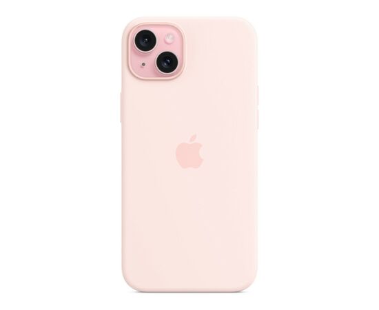 Чехол для мобильного телефона Apple iPhone 15 Plus Silicone Case with MagSafe Light Pink (MT143ZM/A), изображение 2 Чехол для мобильного телефона Apple iPhone 15 Plus Silicone Case with MagSafe Light Pink (MT143ZM/A), изображение 2
