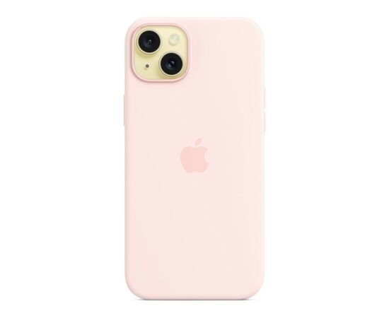 Чехол для мобильного телефона Apple iPhone 15 Plus Silicone Case with MagSafe Light Pink (MT143ZM/A), изображение 3 Чехол для мобильного телефона Apple iPhone 15 Plus Silicone Case with MagSafe Light Pink (MT143ZM/A), изображение 3