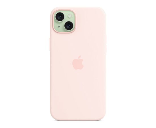 Чехол для мобильного телефона Apple iPhone 15 Plus Silicone Case with MagSafe Light Pink (MT143ZM/A), изображение 4 Чехол для мобильного телефона Apple iPhone 15 Plus Silicone Case with MagSafe Light Pink (MT143ZM/A), изображение 4