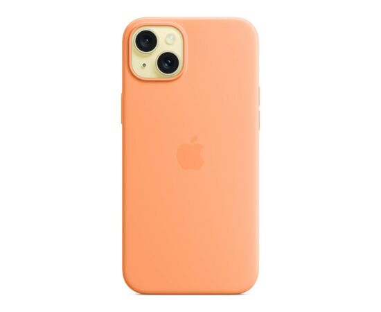 Чехол для мобильного телефона Apple iPhone 15 Plus Silicone Case with MagSafe Orange Sorbet (MT173ZM/A), изображение 3