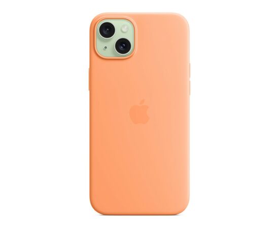 Чехол для мобильного телефона Apple iPhone 15 Plus Silicone Case with MagSafe Orange Sorbet (MT173ZM/A), изображение 4