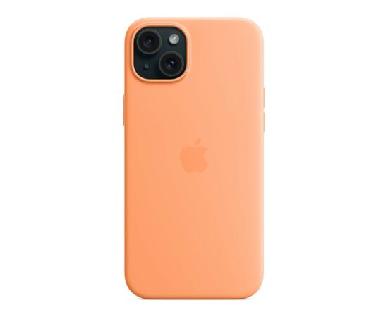 Чехол для мобильного телефона Apple iPhone 15 Plus Silicone Case with MagSafe Orange Sorbet (MT173ZM/A), изображение 5