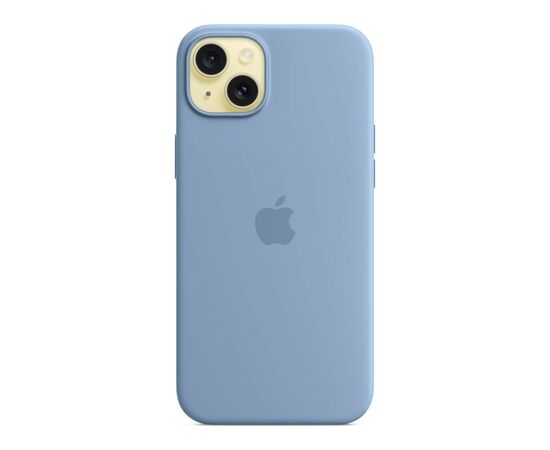 Чехол для мобильного телефона Apple iPhone 15 Plus Silicone Case with MagSafe Winter Blue (MT193ZM/A), изображение 3 Чехол для мобильного телефона Apple iPhone 15 Plus Silicone Case with MagSafe Winter Blue (MT193ZM/A), изображение 3