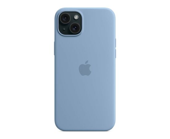 Чехол для мобильного телефона Apple iPhone 15 Plus Silicone Case with MagSafe Winter Blue (MT193ZM/A), изображение 5 Чехол для мобильного телефона Apple iPhone 15 Plus Silicone Case with MagSafe Winter Blue (MT193ZM/A), изображение 5
