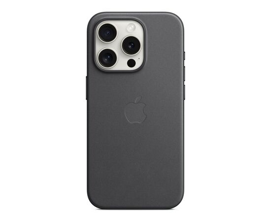 Чехол для мобильного телефона Apple iPhone 15 Pro FineWoven Case with MagSafe Black (MT4H3ZM/A), изображение 3
