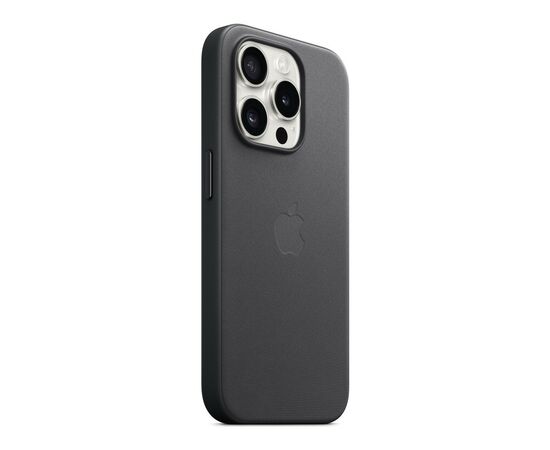 Чехол для мобильного телефона Apple iPhone 15 Pro FineWoven Case with MagSafe Black (MT4H3ZM/A), изображение 5