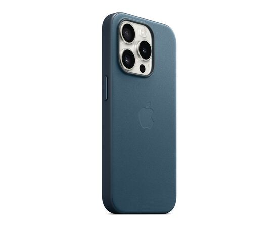 Чохол до мобільного телефона Apple iPhone 15 Pro FineWoven Case with MagSafe Pacific Blue (MT4Q3ZM/A), зображення 5 Чохол до мобільного телефона Apple iPhone 15 Pro FineWoven Case with MagSafe Pacific Blue (MT4Q3ZM/A), зображення 5