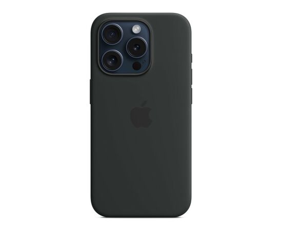 Чехол для мобильного телефона Apple iPhone 15 Pro Silicone Case with MagSafe Black (MT1A3ZM/A), изображение 2 Чехол для мобильного телефона Apple iPhone 15 Pro Silicone Case with MagSafe Black (MT1A3ZM/A), изображение 2