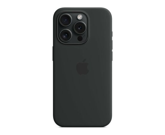 Чехол для мобильного телефона Apple iPhone 15 Pro Silicone Case with MagSafe Black (MT1A3ZM/A), изображение 4 Чехол для мобильного телефона Apple iPhone 15 Pro Silicone Case with MagSafe Black (MT1A3ZM/A), изображение 4