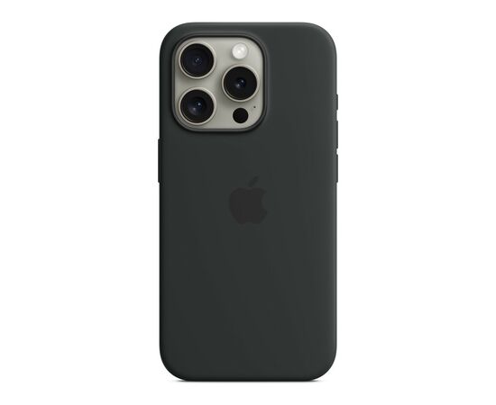 Чехол для мобильного телефона Apple iPhone 15 Pro Silicone Case with MagSafe Black (MT1A3ZM/A)