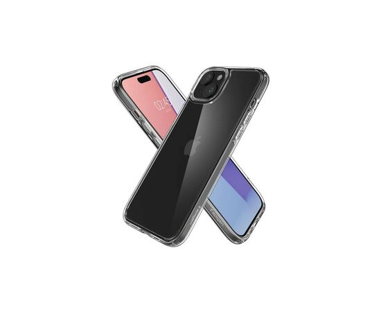 Чехол для мобильного телефона Spigen Apple iPhone 15 Plus Crystal Hybrid Crystal Clear (ACS06459), изображение 3 Чехол для мобильного телефона Spigen Apple iPhone 15 Plus Crystal Hybrid Crystal Clear (ACS06459), изображение 3