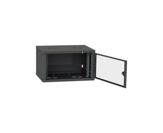Шкаф настенный Ipcom 6U, 600*600, RAL9005 (СН-6U-060-060-ДС-9005), изображение 3 Шкаф настенный Ipcom 6U, 600*600, RAL9005 (СН-6U-060-060-ДС-9005), изображение 3