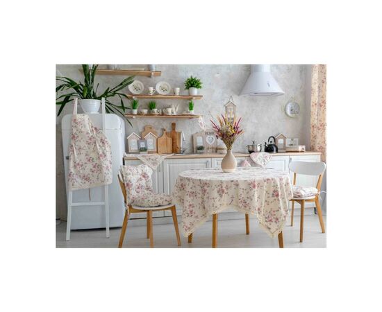 Скатерть Прованс Bella Розы с кружевом 90х90 см (4823093416789), изображение 2 Скатерть Прованс Bella Розы с кружевом 90х90 см (4823093416789), изображение 2