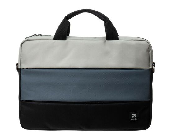 Сумка для ноутбука Vinga 15.6" NB1120 black/gray (NB1120BG), изображение 4 Сумка для ноутбука Vinga 15.6" NB1120 black/gray (NB1120BG), изображение 4