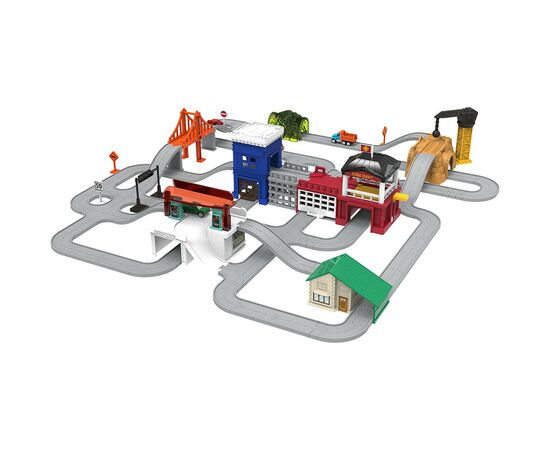 Игровой набор Driven Pocket Series Build-A-City Мега набор 140 деталей (WH1136Z)