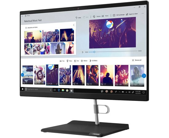 Компьютер Lenovo V50a-24IMB AiO / i5-10400T, 8GB, F256GB, UMA, кл+м, W10P (11FJA0AUUI), изображение 3
