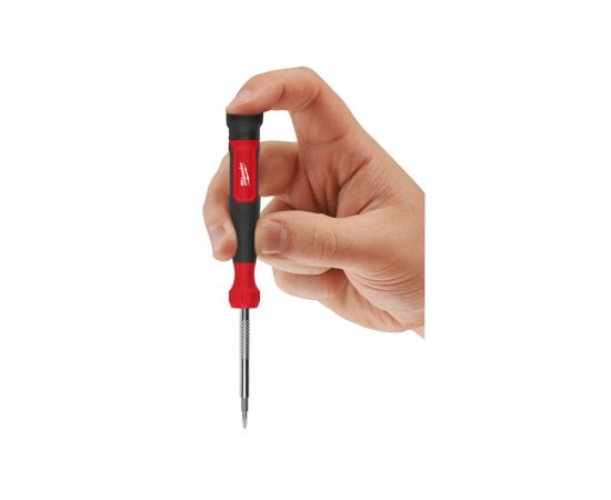 Отвертка Milwaukee со сменными вставками 4 в 1 (4932480584), изображение 3 Отвертка Milwaukee со сменными вставками 4 в 1 (4932480584), изображение 3