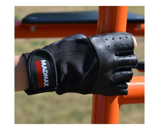 Перчатки для фитнеса MadMax MFG-248 Clasic Exclusive Black L (MFG-248-Black_L), изображение 9 Перчатки для фитнеса MadMax MFG-248 Clasic Exclusive Black L (MFG-248-Black_L), изображение 9