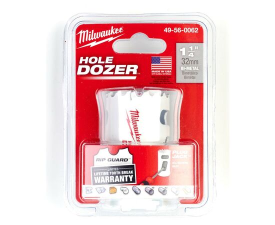 Коронка Milwaukee Bi-Metal 32мм (49560062), изображение 2 Коронка Milwaukee Bi-Metal 32мм (49560062), изображение 2