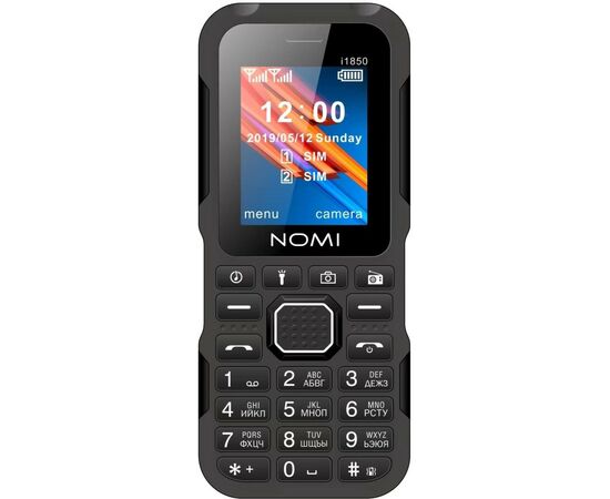 Мобільний телефон Nomi i1850 Black, зображення 2 Мобільний телефон Nomi i1850 Black, зображення 2