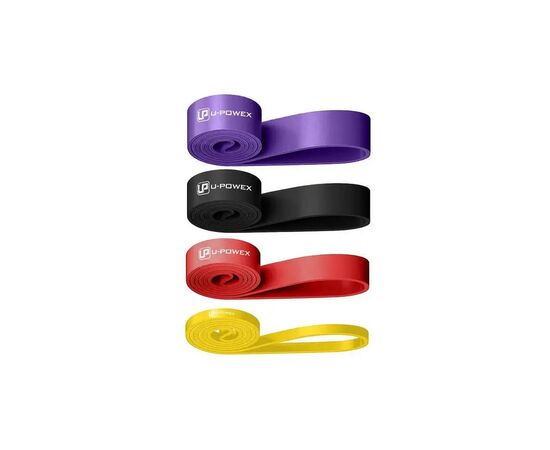 Эспандер U-Powex Power Band набір 4шт 4,5-57kg (UP_1070_4in), изображение 8 Эспандер U-Powex Power Band набір 4шт 4,5-57kg (UP_1070_4in), изображение 8