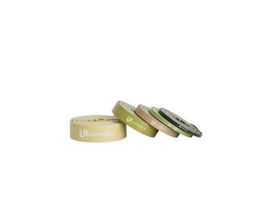 Эспандер U-Powex Pull up band набір 5шт 2.3-18.1kg Olive (UP_1060_5in_Olive), изображение 3 Эспандер U-Powex Pull up band набір 5шт 2.3-18.1kg Olive (UP_1060_5in_Olive), изображение 3