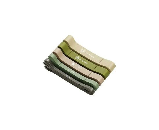 Эспандер U-Powex Pull up band набір 5шт 2.3-18.1kg Olive (UP_1060_5in_Olive), изображение 7 Эспандер U-Powex Pull up band набір 5шт 2.3-18.1kg Olive (UP_1060_5in_Olive), изображение 7
