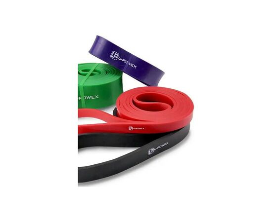 Эспандер U-Powex Power Band набір 4шт + якір + ручки 4,5-57kg (UP_1080_4in_+2esp), изображение 6 Эспандер U-Powex Power Band набір 4шт + якір + ручки 4,5-57kg (UP_1080_4in_+2esp), изображение 6
