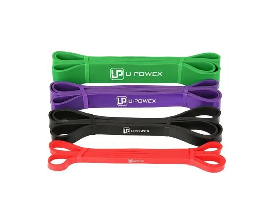 Эспандер U-Powex Power Band набір 4шт + якір + ручки 4,5-57kg (UP_1080_4in_+2esp), изображение 8 Эспандер U-Powex Power Band набір 4шт + якір + ручки 4,5-57kg (UP_1080_4in_+2esp), изображение 8