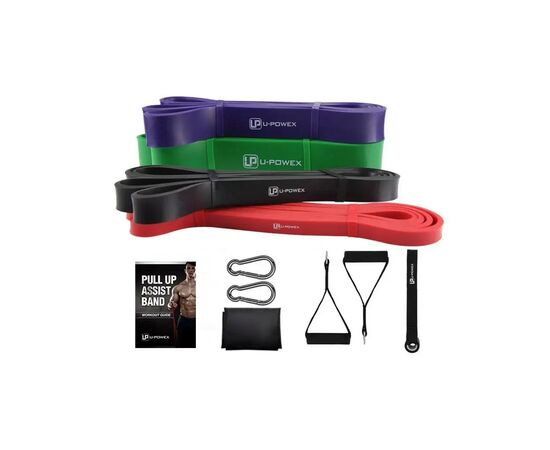 Эспандер U-Powex Power Band набір 4шт + якір + ручки 4,5-57kg (UP_1080_4in_+2esp), изображение 9 Эспандер U-Powex Power Band набір 4шт + якір + ручки 4,5-57kg (UP_1080_4in_+2esp), изображение 9
