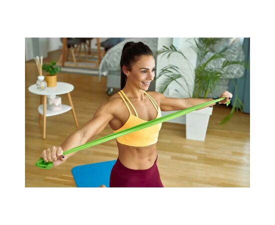 Эспандер U-Powex для фітнесу та реабілітації Fitness band 0.5мм 9.1 кг Green (UP_1007_Green), изображение 5 Эспандер U-Powex для фітнесу та реабілітації Fitness band 0.5мм 9.1 кг Green (UP_1007_Green), изображение 5