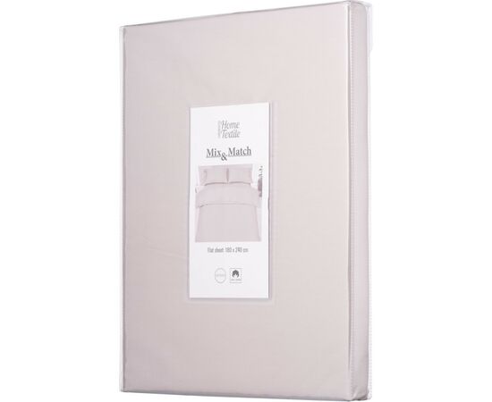 Простынь Ardesto Mix&Match сатин 240х260 см айвори (ART2426FSC), изображение 5