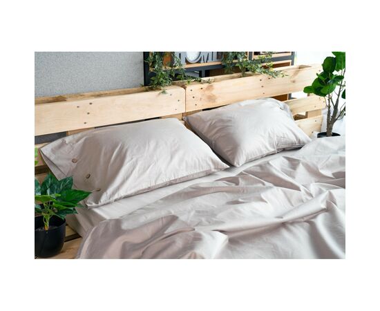 Простынь Ardesto Mix&Match сатин 240х260 см айвори (ART2426FSC), изображение 9