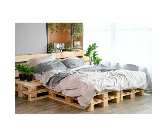 Простынь Ardesto на резинке Mix&Match сатин 160х200+30 см айвори (ART1620FSC), изображение 10