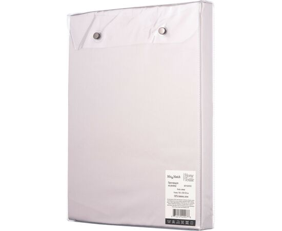 Простынь Ardesto на резинке Mix&Match сатин 160х200+30 см айвори (ART1620FSC), изображение 5