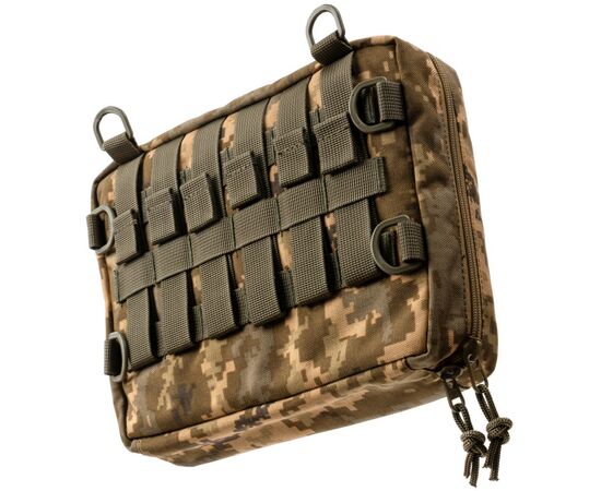 Чехол для планшета Vinga Tactical Military universal 10-11" MOLLE, Cordura 1000, pixel (VTB11UTMCP), изображение 2 Чехол для планшета Vinga Tactical Military universal 10-11" MOLLE, Cordura 1000, pixel (VTB11UTMCP), изображение 2