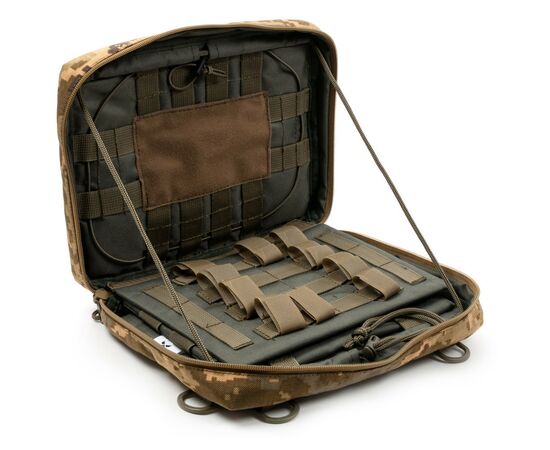 Чехол для планшета Vinga Tactical Military universal 10-11" MOLLE, Cordura 1000, pixel (VTB11UTMCP), изображение 4 Чехол для планшета Vinga Tactical Military universal 10-11" MOLLE, Cordura 1000, pixel (VTB11UTMCP), изображение 4